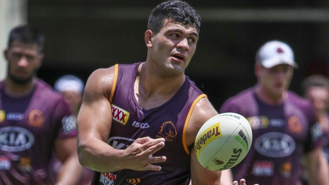 David Fifita appears to have some hard work ahead of him. Photo: AAP Image/Glenn Hunt