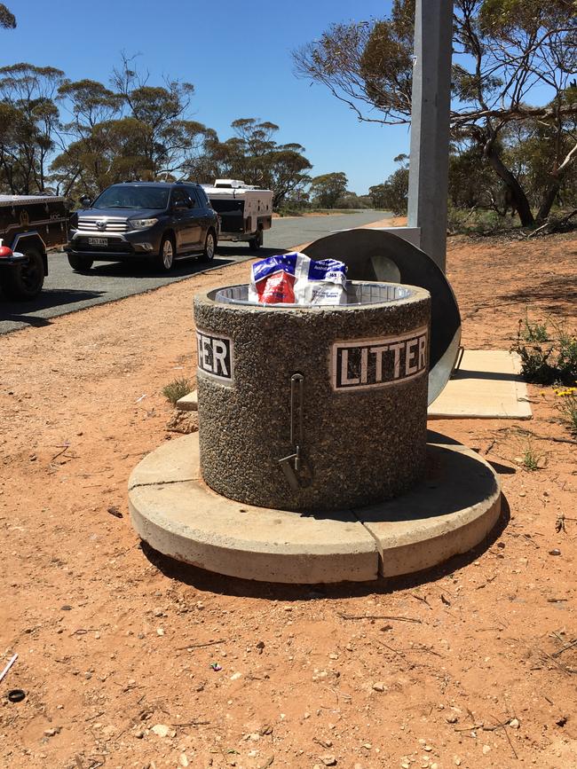 RSPCA South Australia is seeking information in relation to the dumping of eight puppies in a bin at a truck rest stop in the Riverland. Picture: RSPCA SA