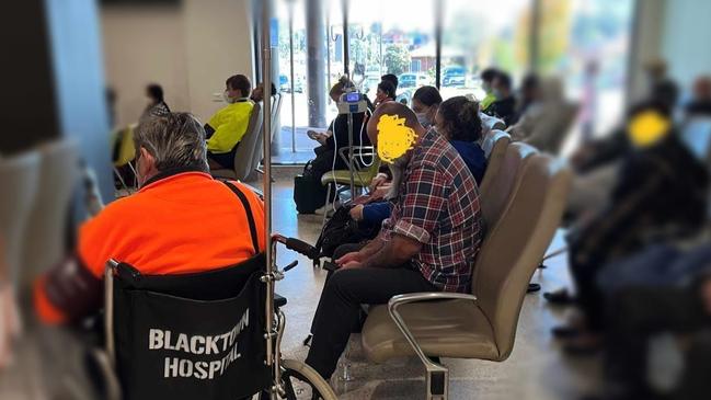 Blacktown Hospital's emergency department waiting room. Picture: Supplied