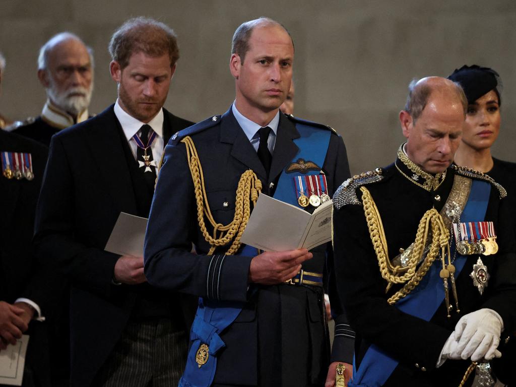 Prince Harry’s relationship with Prince William is reportedly at breaking point. Picture: AFP