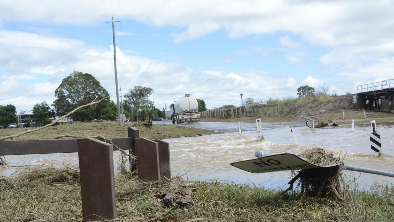 Sandy Creek peaked on Friday and inundated dozens of Grantham homes.