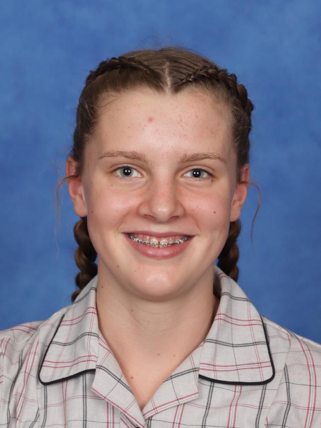 Tatachilla Lutheran College Year 10 student Molly Walker, 15. Picture: Tatachilla Lutheran College