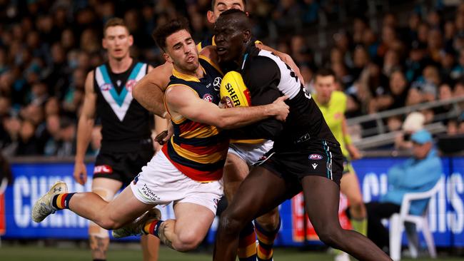 Coach Matthew Nicks says Murphy “really rounds us off”. Picture: James Elsby/AFL Photos