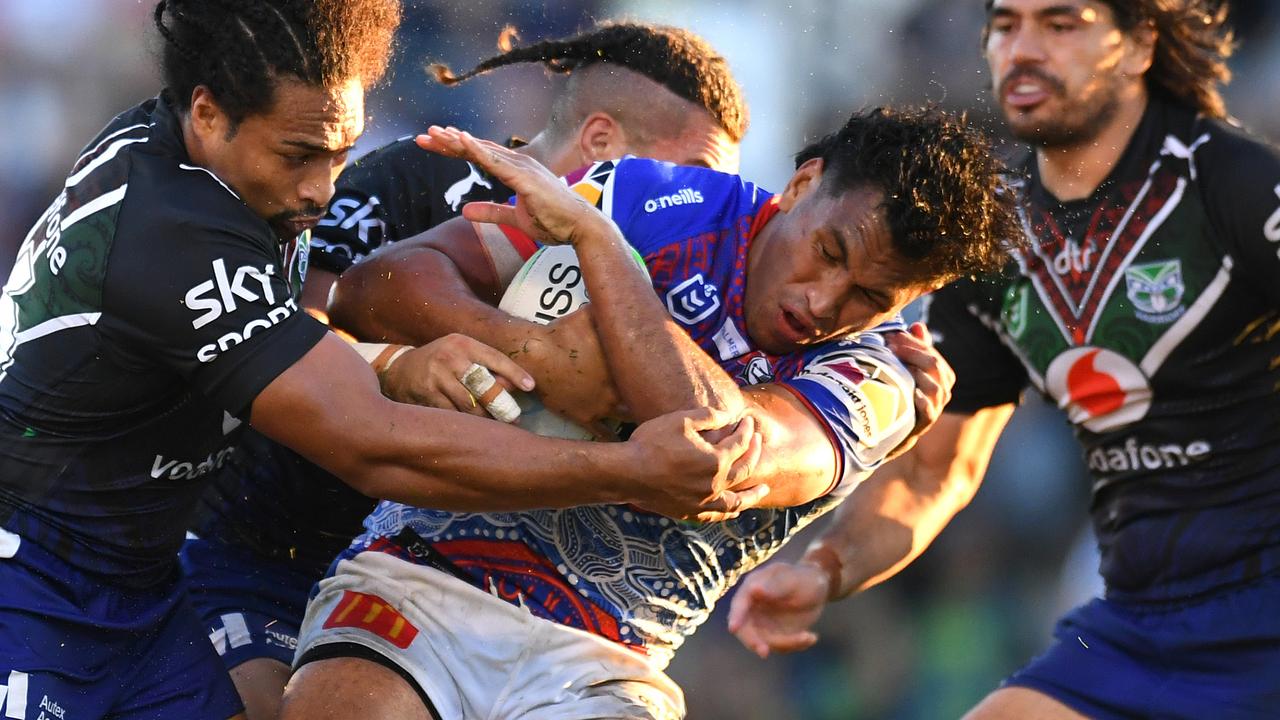 Saifiti is looking at some time in the casualty ward. (Photo by Albert Perez/Getty Images)