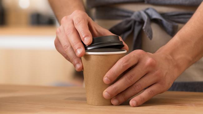 I may have no shame about using disposable coffee cups, but in the interest of politics I’m willing to change my ways. Picture: iStock