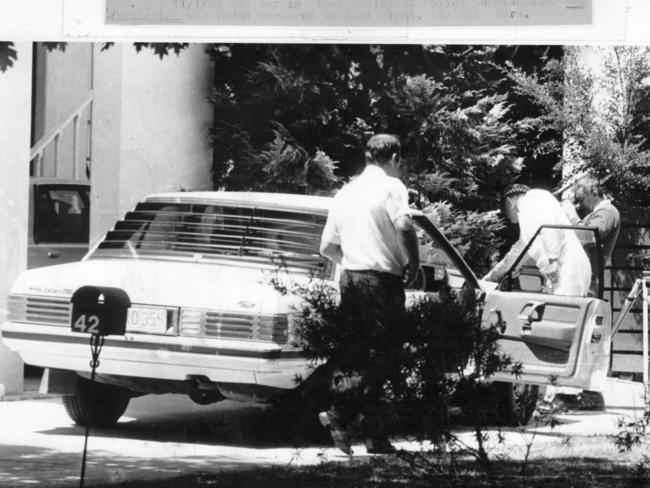 AFP assistant commissioner Colin Winchester was shot dead as he was getting out of this car outside his Canberra home on January 10, 1989.