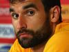 MELBOURNE, AUSTRALIA - JANUARY 08: Australian captain Mile Jedinak speaks to the media during the Australian Socceroos press conference at the Rectangular Stadium on January 8, 2015 in Melbourne, Australia. (Photo by Robert Cianflone/Getty Images)