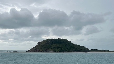 The group were rescued from Cap Islet in the outer Torres Strait. Picture: Sea Swift