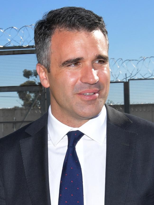 Police Minister Peter Malinauskas.