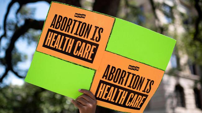 The US has been riven between states that have enacted restrictions or bans, mainly in the South and the Midwest, and those that have buttressed access to abortion, largely on the coasts. Picture: AFP