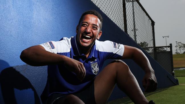 Canterbury Bulldogs junior Brandon Wakeham almost became a Cowboys supporter, until his mother intervened. Picture: Brett Costello