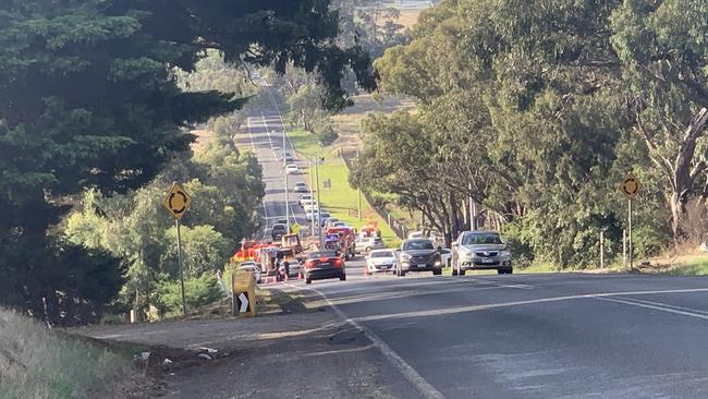 Crashes on Yan Yean Rd, Doreen caused traffic delays on Monday and Tuesday. Picture: Kirra Grimes