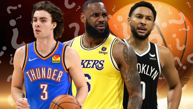 Questions loom over Josh Giddey, LeBron James and Ben Simmons.