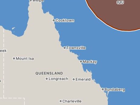 A High chance of a tropical cyclone developing near the Solomon Islands or far northeast of the Coral Sea next week. Picture: BoM