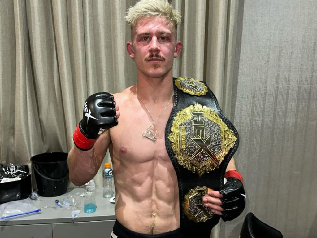 Harry Webb is the hottest prospect in Australian MMA. Picture: Supplied/Instagram