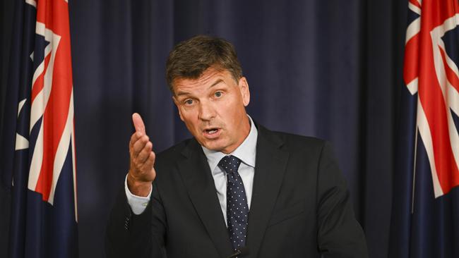 The federal opposition’s Treasury spokesman Angus Taylor. Picture: Martin Ollman