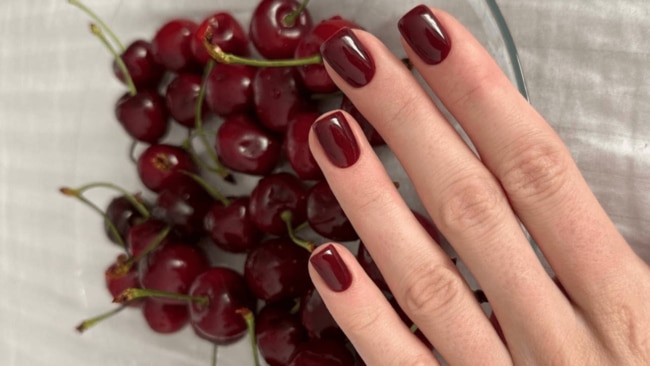The recent change in weather had me opting for a more sultry, seasonal shade. Image: Pinterest