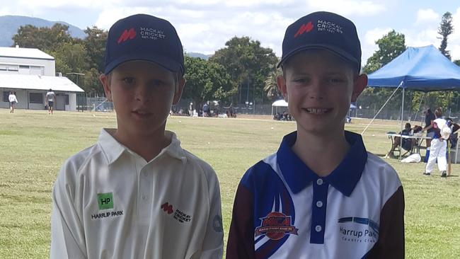 Proserpine Under-11 players Luke Dwyer and Kai McLoughlin. Photo: Contributed