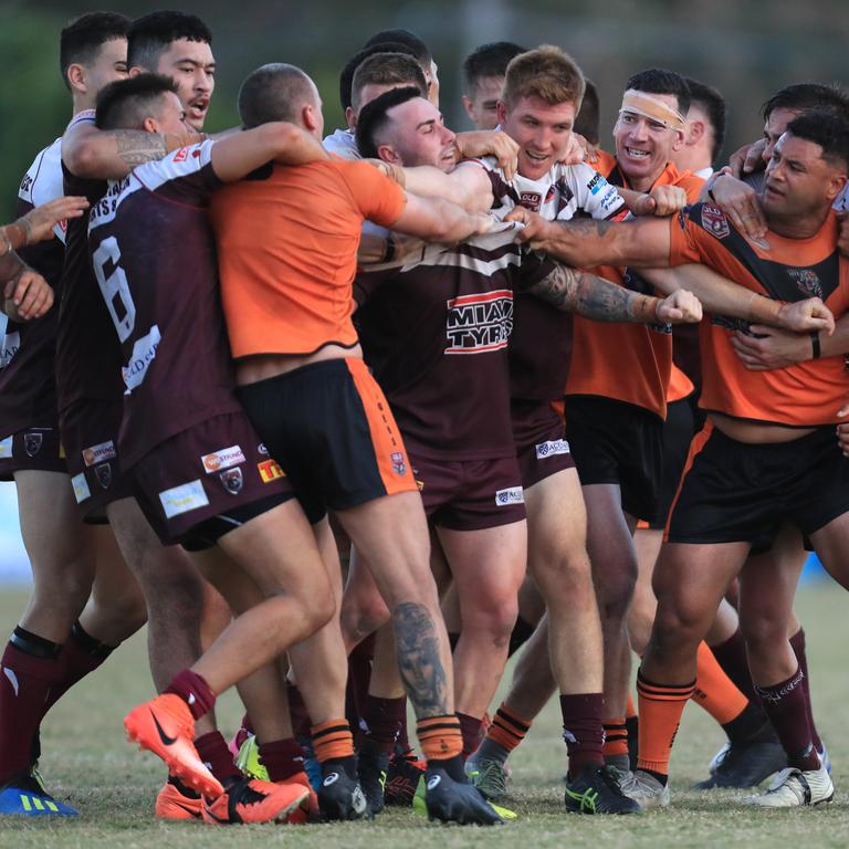 Burleigh Bears - Photo SMPIMAGES.COM / Newscorp - 21st September 2019 - Action from the 2019 Queensland Rugby League (QRL) Gold Coast Rugby League A-Grade Grand Final played between Burleigh Bears v Southport Tigers. Burleigh Bears ran out winners.