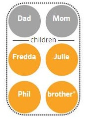 The family tree that grew. Fredda and Julie grew up in a family of four siblings … they thought.