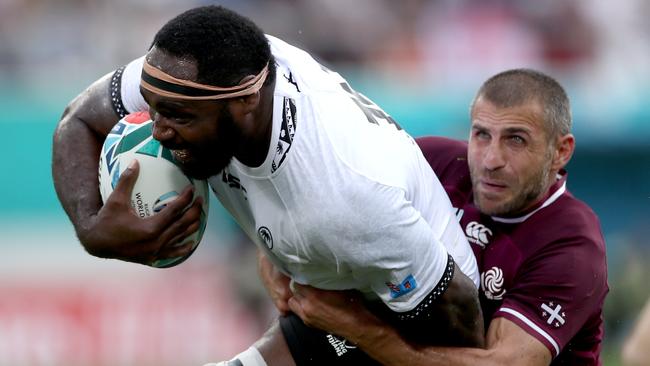 Api Ratuniyarawa put icing on the cake for Fiji. Pic: Getty Images