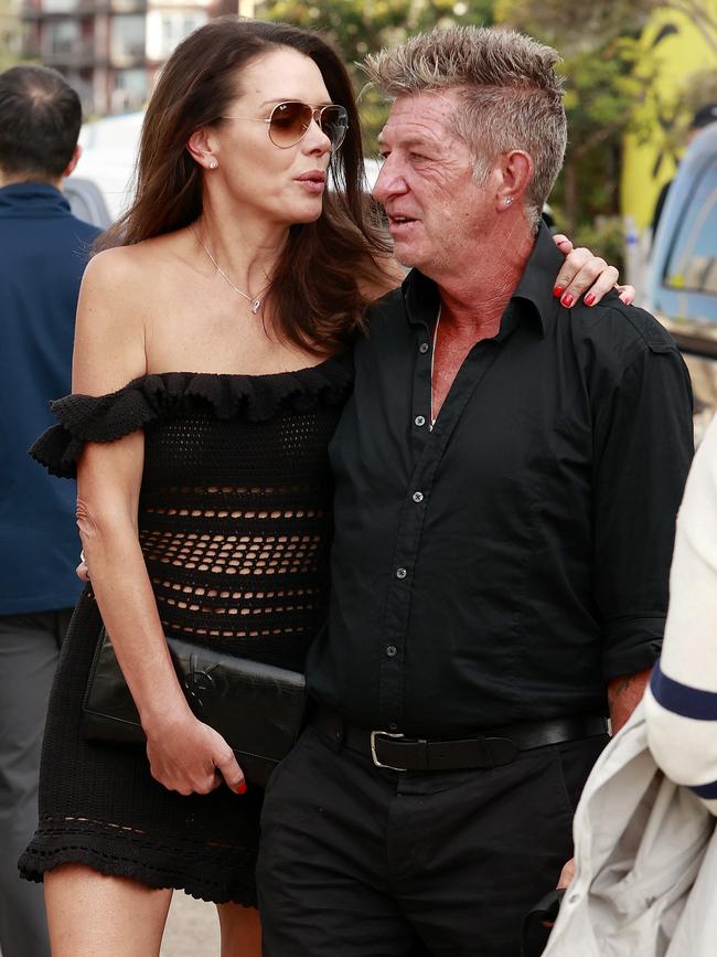 Wayne Cooper and Elizabeth Adams outside Bondi Icebergs last year. Picture: Tim Hunter