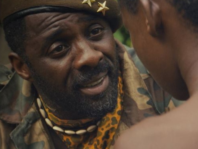 Two nominations ... Idris Elba scored a nod for the movie Beasts of No Nation (above) as well as his Tv show, Luther. Picture: Supplied