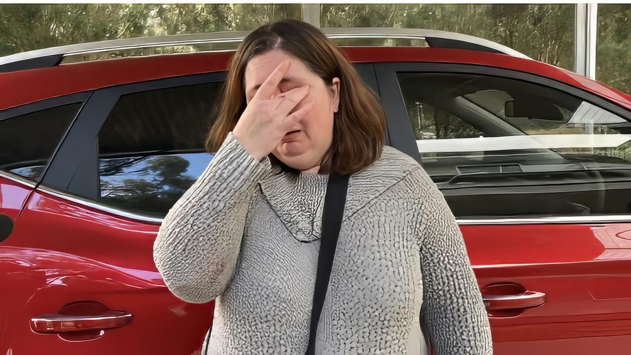 Erin Patterson, the homeowner of where the fatal lunch took place, arrived at her Leongatha property on Monday afternoon. Three people have died from eating mushrooms Picture: Brooke , Grebert-Craig.