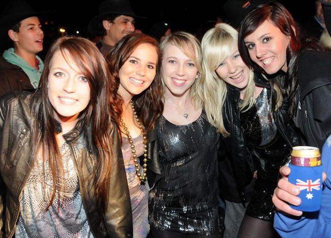 Taleea Bartholemew, Alana Lawson, Hanagh Gilmore, Evelyn Ross, Kristy Reid. Picture: Craig Warhurst