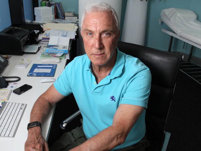 Dr Robin Willcourt at his Epigenx Integrated Medicine practice in South Yarra is critical of the ACC handling of the sport doping investigation.