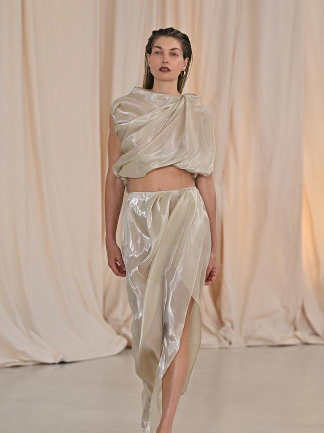 Elegance at Bianca Spender. The designer is newly inspired, with a new focus solely on the creative side of the business. Picture: Getty Images