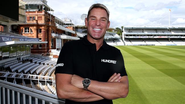 Shane Warne was due to coach the Lord’s team in The Hundred. Picture: Getty Images