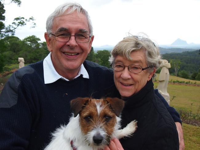 Brisbane couple Graeme and Helen Page were heading to France, via Sydney, when they were targeted by an alleged thief.