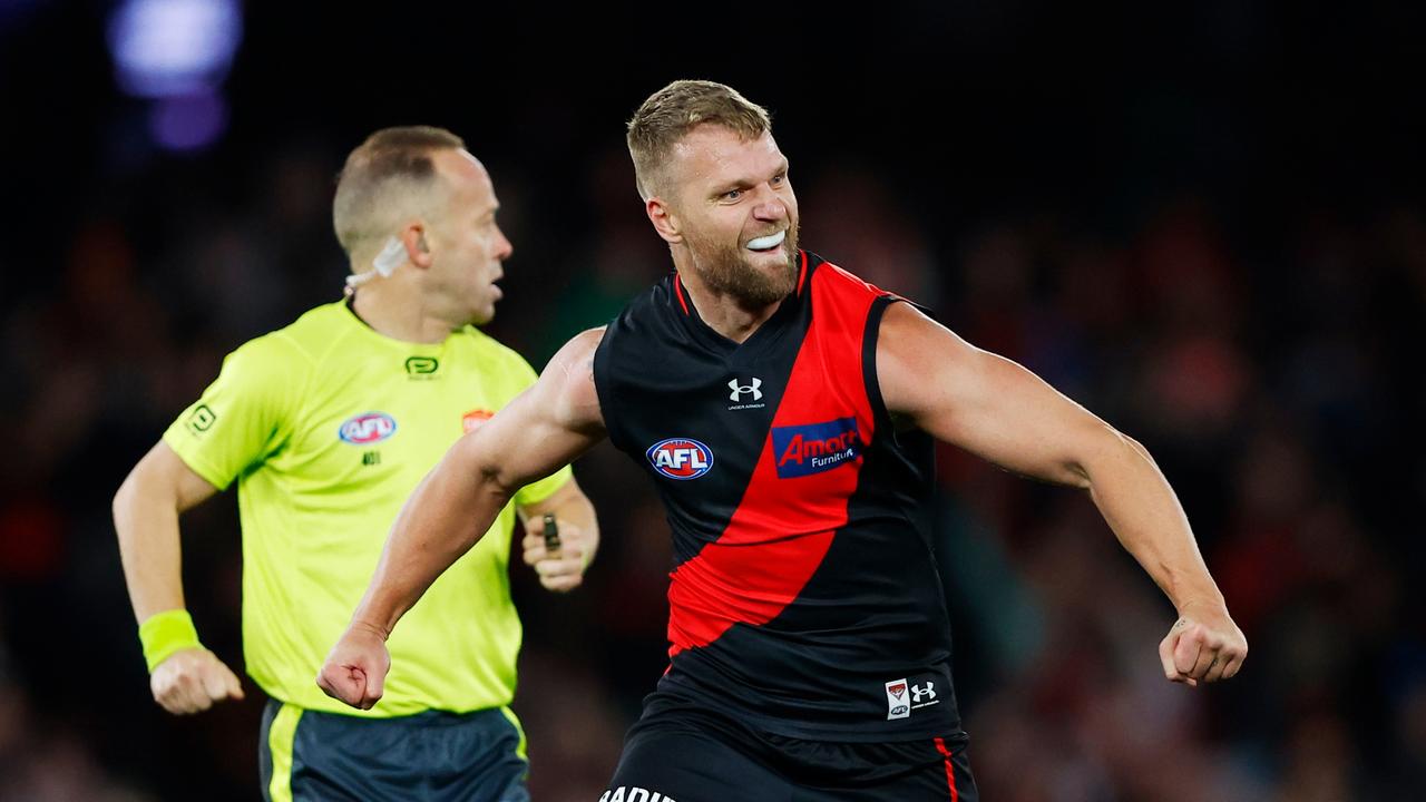 Jake Stringer has hit back at critics. Picture: Dylan Burns/AFL Photos via Getty Images