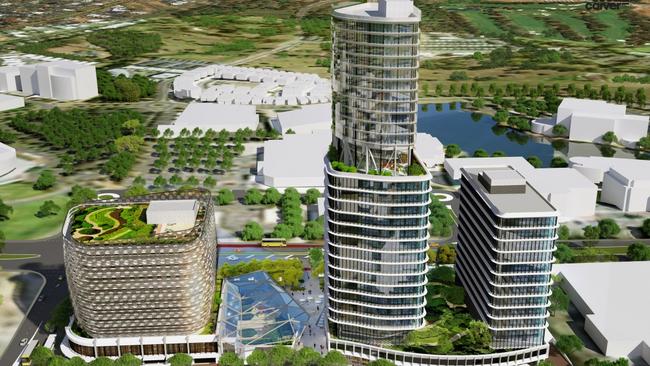 Landcom released its planning proposal for a 30-storey hotel and commercial precinct at the Norwest Metro station site, which was then scaled back to 25 storeys.