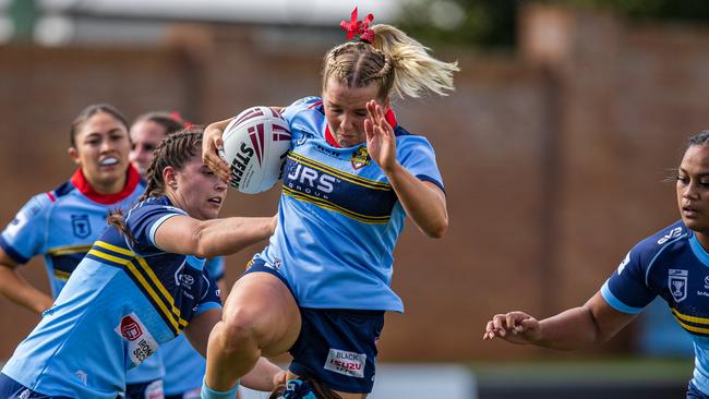 Kayla Jackson. Western Clydesdales vs Norths Devils, BMD Premiership, May 4 2024. Picture: Benny Hassum Photography