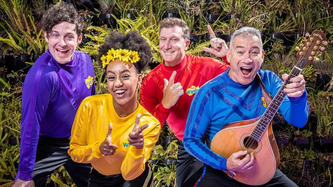 The Wiggles are riding the hipster wave with new Rewiggled double record. Picture: Jake Nowakowski