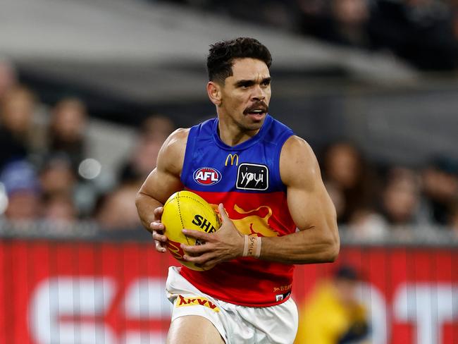 Charlie Cameron of the Lions in action during the 2024 AFL Round 23 match between the Collingwood Magpies and the Brisbane Lions. (Photo by Michael Willson/AFL Photos via Getty Images)