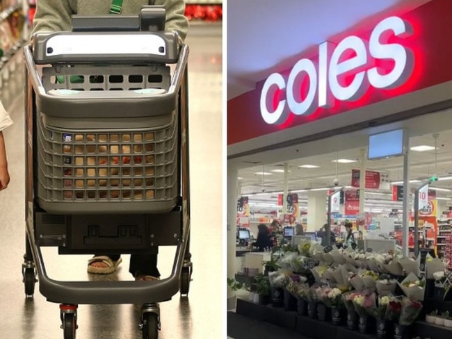 Coles becomes ‘first Australian retailer’ to launch AI-shopping trolley. Picture: Supplied