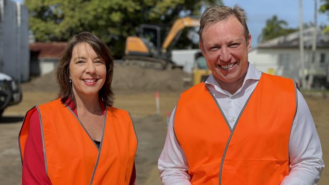 Steven Miles arrived in Mackay the day after Julieanne Gilbert's resignation to announce his backing of Belinda Hassan. Photo: Fergus Gregg