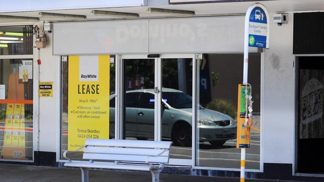 Southport Business centre is cluttered with vacant / for sale / for lease businesses Photo Scott Powick Newscorp