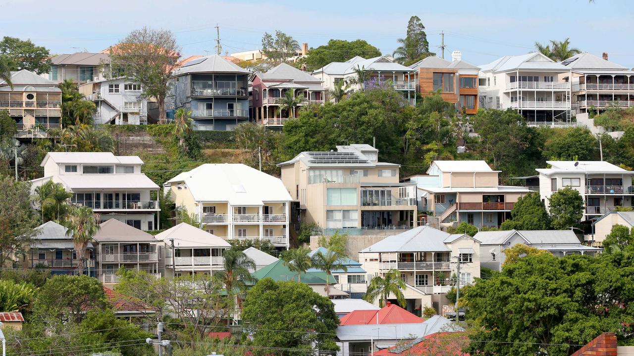 Brisbane’s housing market recorded a full year of growth. Picture: Richard Walker