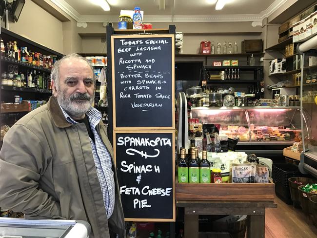 Roslyn Deli owner Max Xanthos. Picture: Jenifer Jagelski