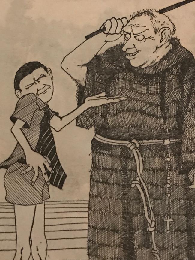 The cartoon which accompanied Matthew Abraham’s column in 1980.