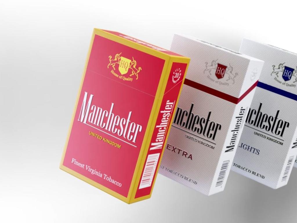 Manchester cigarettes – not in the plain packaging which is mandated in Australia – are frequently sold on the black market.