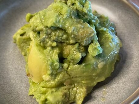 $10.90 side of smashed avocado on the menu at Little Jack Horner. Picture: Suppliedhttps://www.mryum.com/littlejackhorner/menu/breakfast