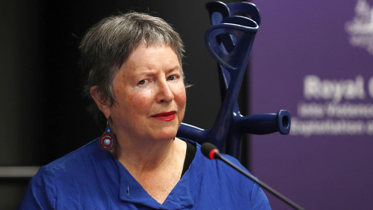 Dr Rhonda Galbally AC during the Royal Commission into Violence, Abuse, Neglect and Exploitation of People with Disabilities. Picture: NCA NewsWire/Tertius Pickard