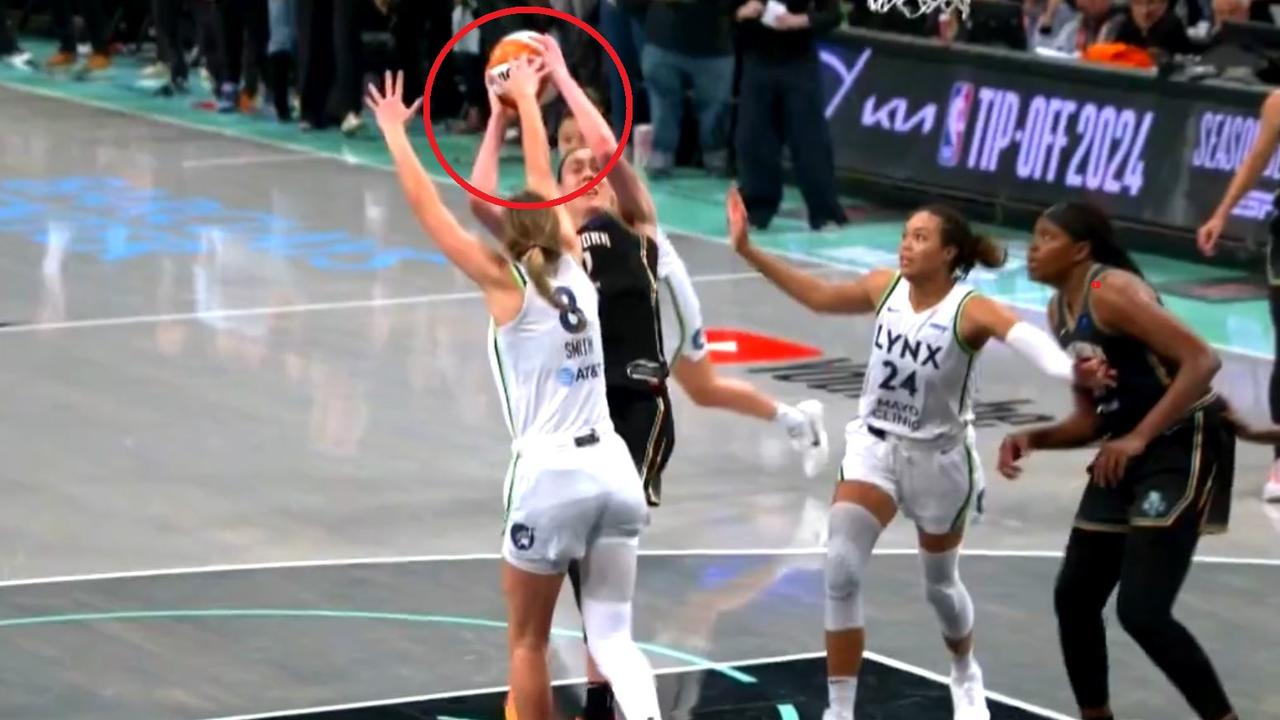 Alanna Smith was called for a foul.