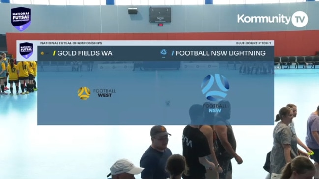 Replay: Football Australia National Futsal Championships Day 1 - Gold Fields WA v Football NSW Lightning (U17 Girls)