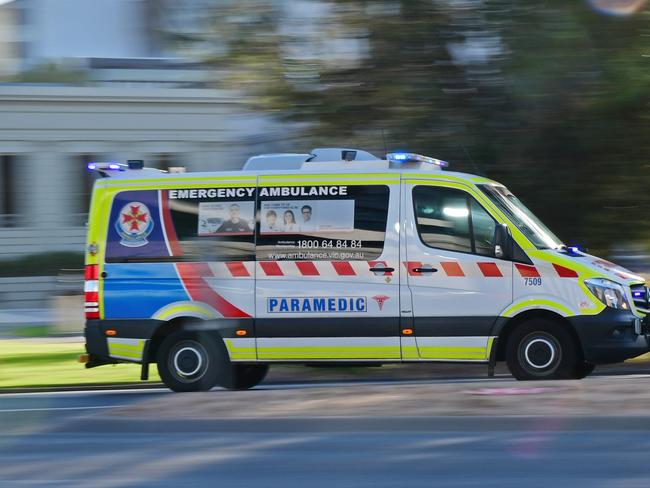 GENERIC: Ambulance, Geelong, Ambulance Victoria, Paramedic, Emergency Services. Picture: Stephen Harman
